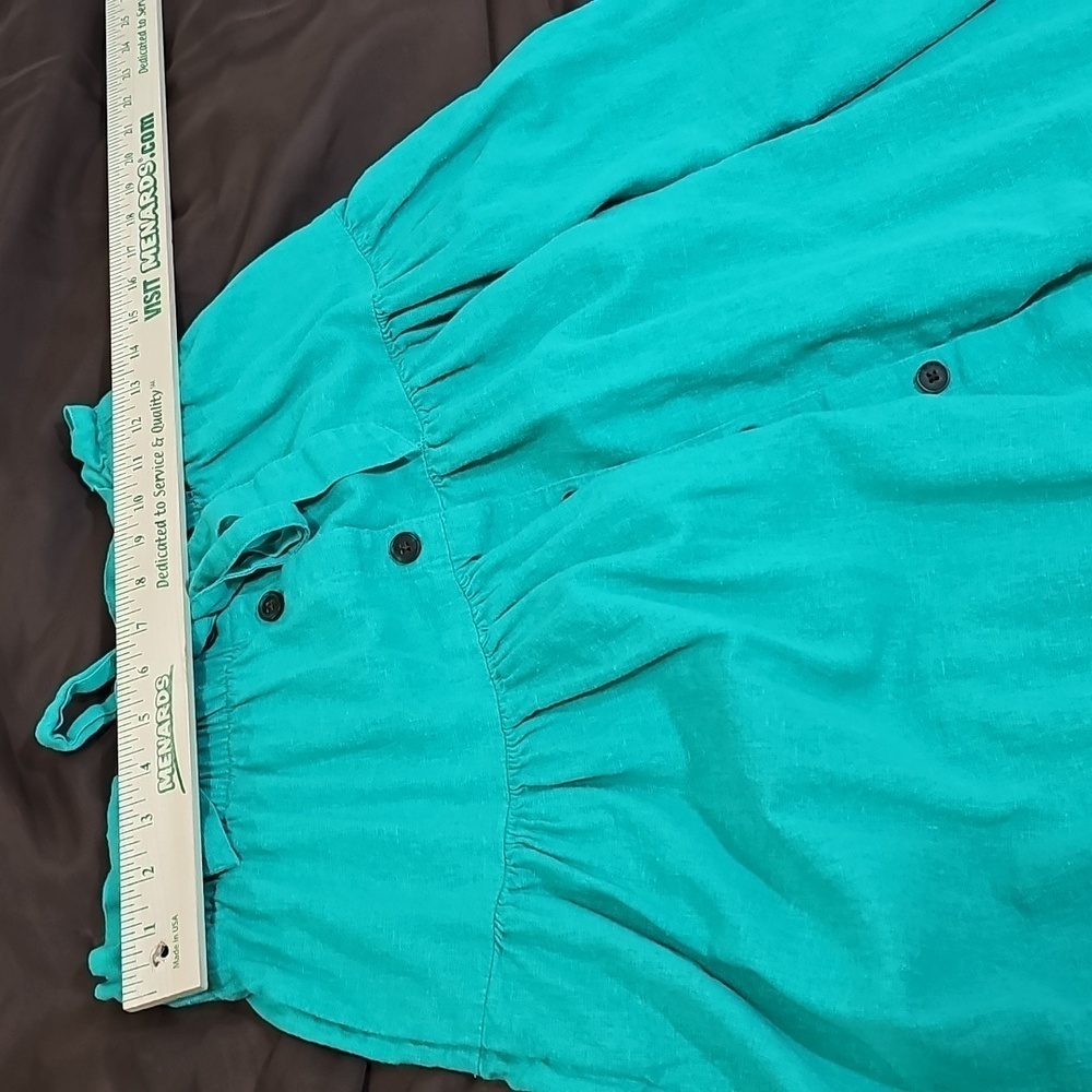 Universal Thread Elastic Tie Waist Button-Front M… - image 3